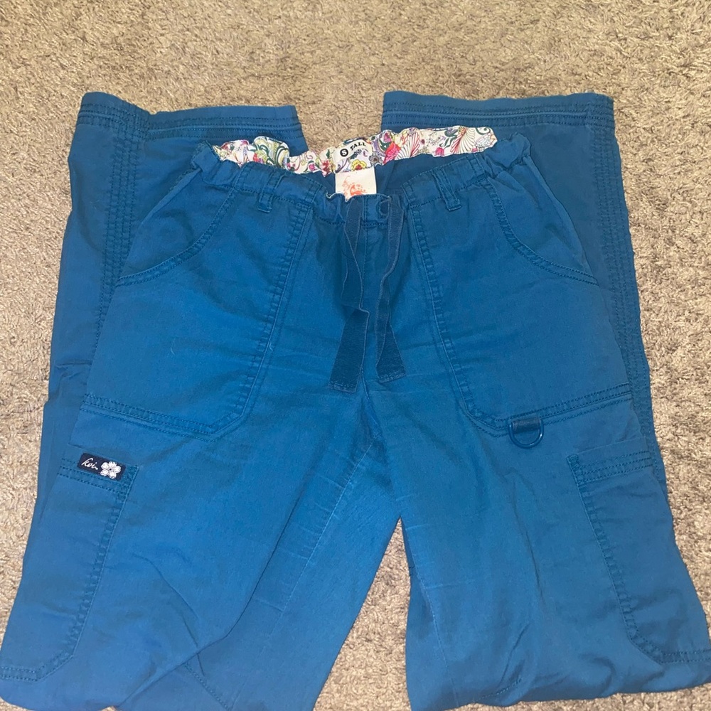 Koi Scrub Pants Blue
